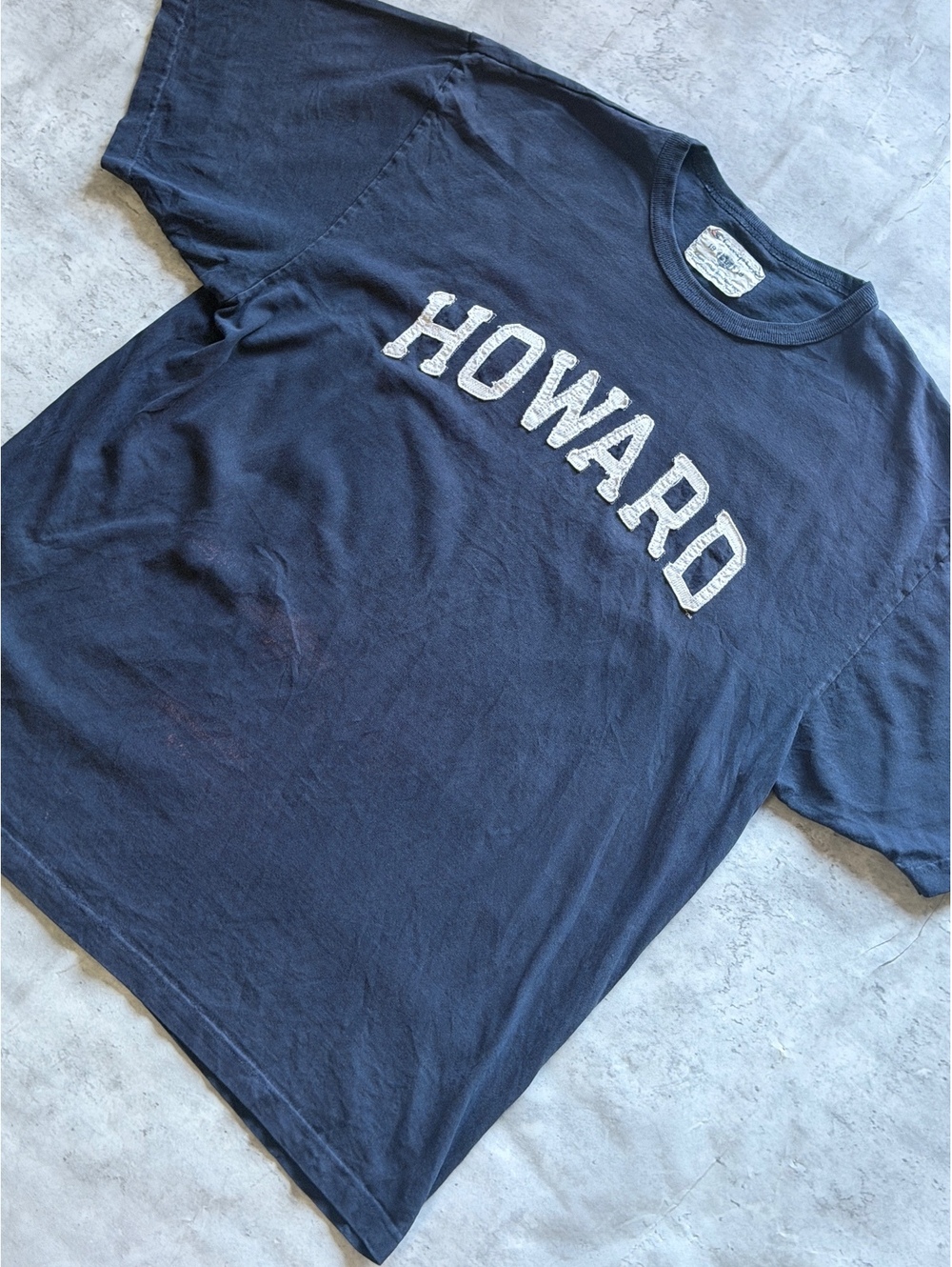 Vintage Champion Howard University Collegiate Patchwork Tee